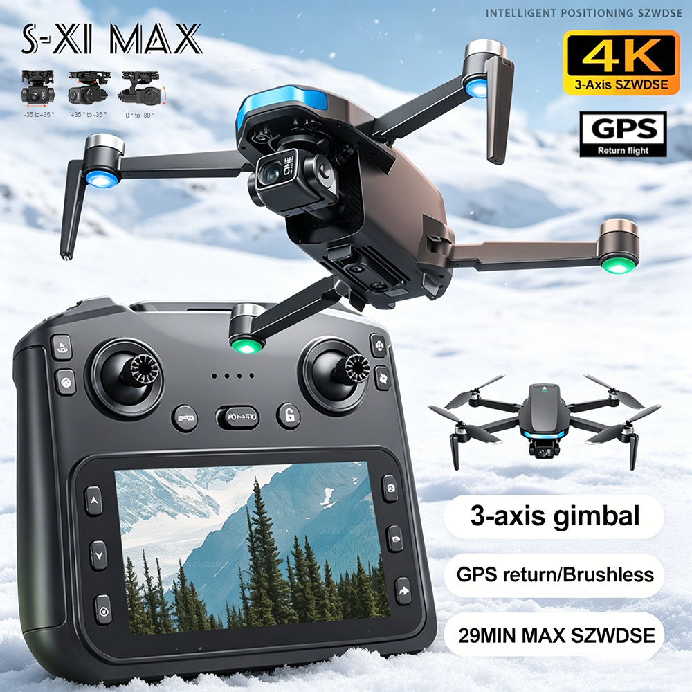 Drone Camera Hd - New S-X1 MAX Drone GPS 8K