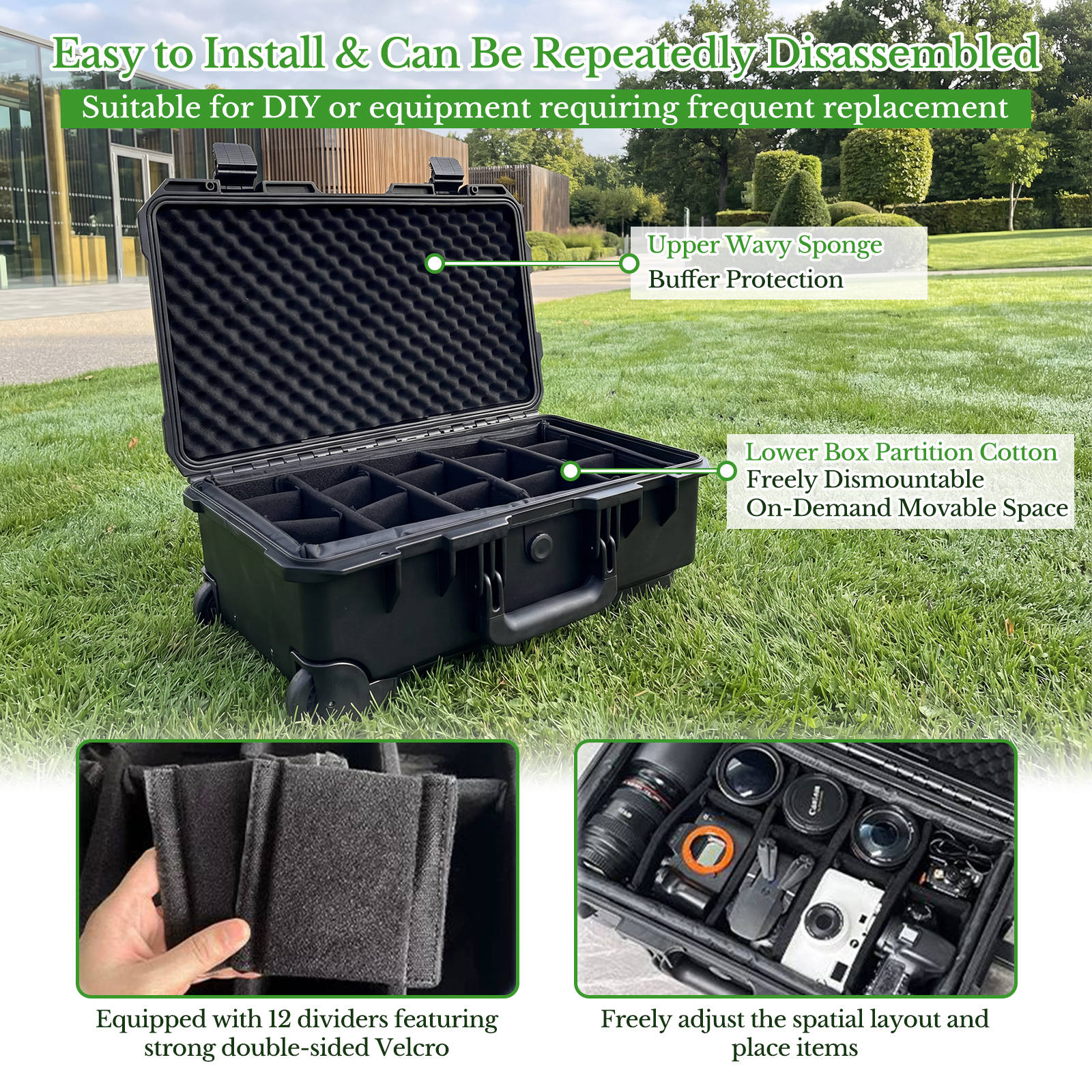 Camera Large Protective Hard C - Drone Camera Case 评论和价格