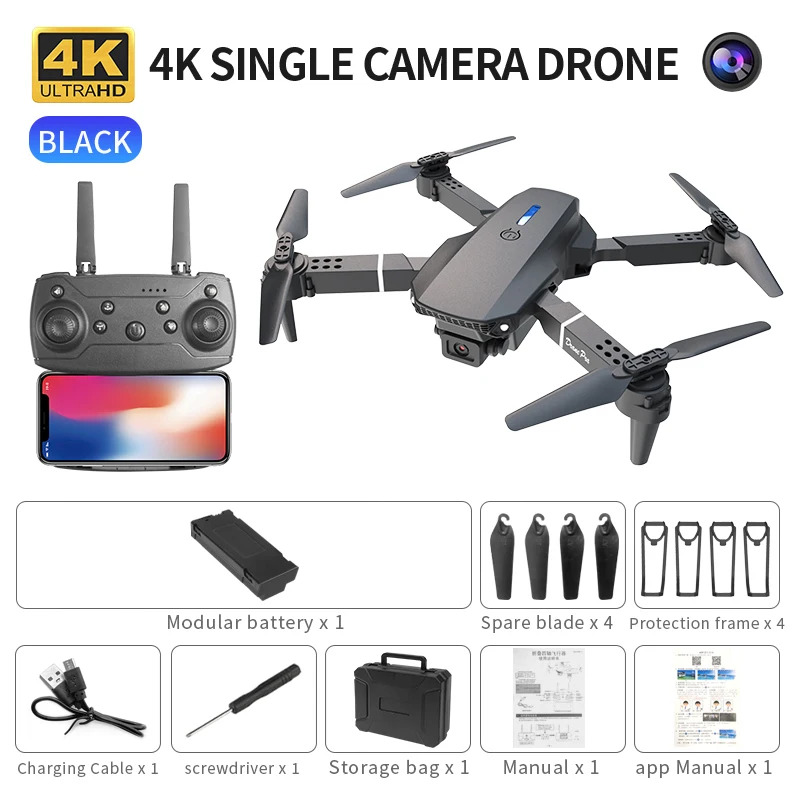 E88 ProIntelligent Folding Dro - Drone Camera Night Vision 评论和价格