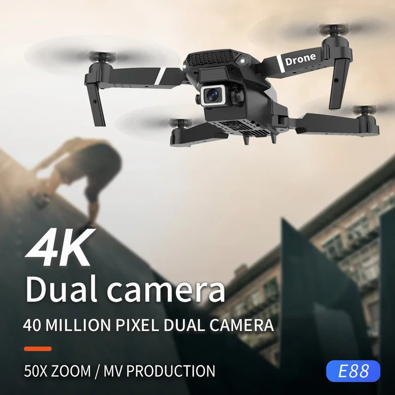 E88 ProIntelligent Folding Dro - Drone Camera Night Vision 评论和价格