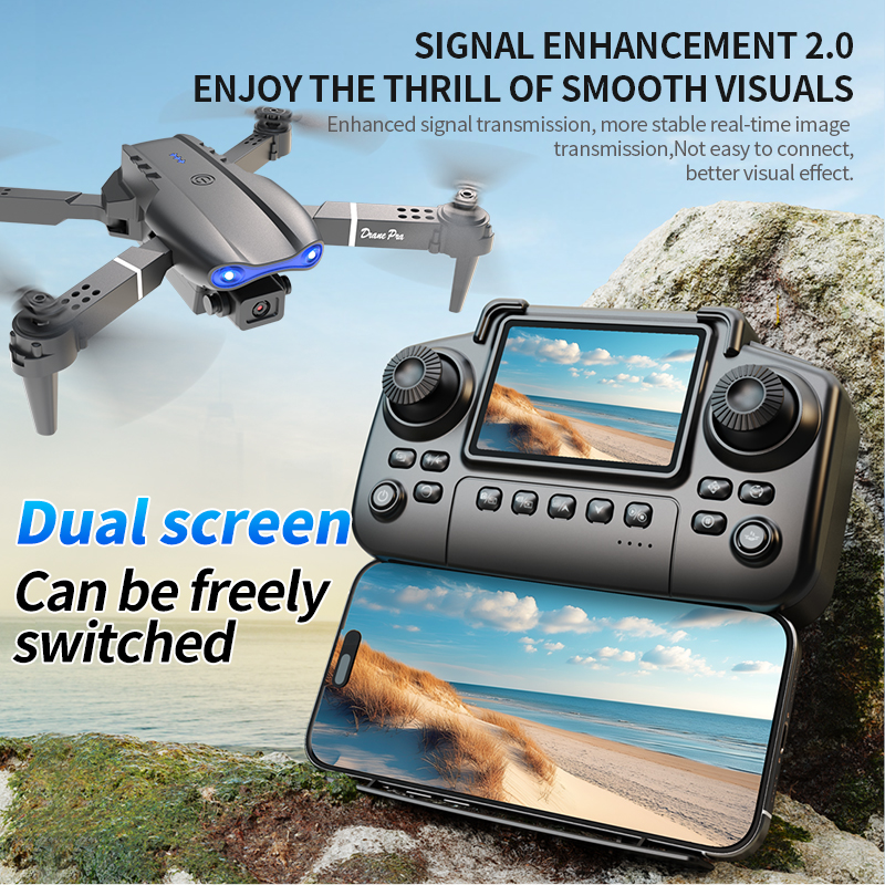 E99 PRO Drone Screen Control A - Drone Camera Hd 评论和价格
